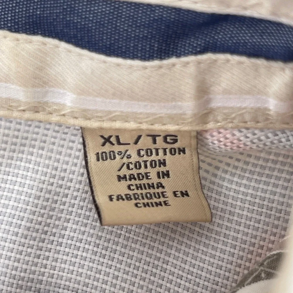 Tommy Bahama Striped Button Down Shirt Casual Dress Shirt‎ XL